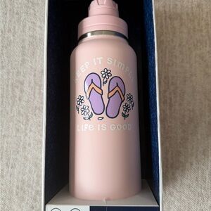 Life Is Good Insulated Stainless Steel Bottle